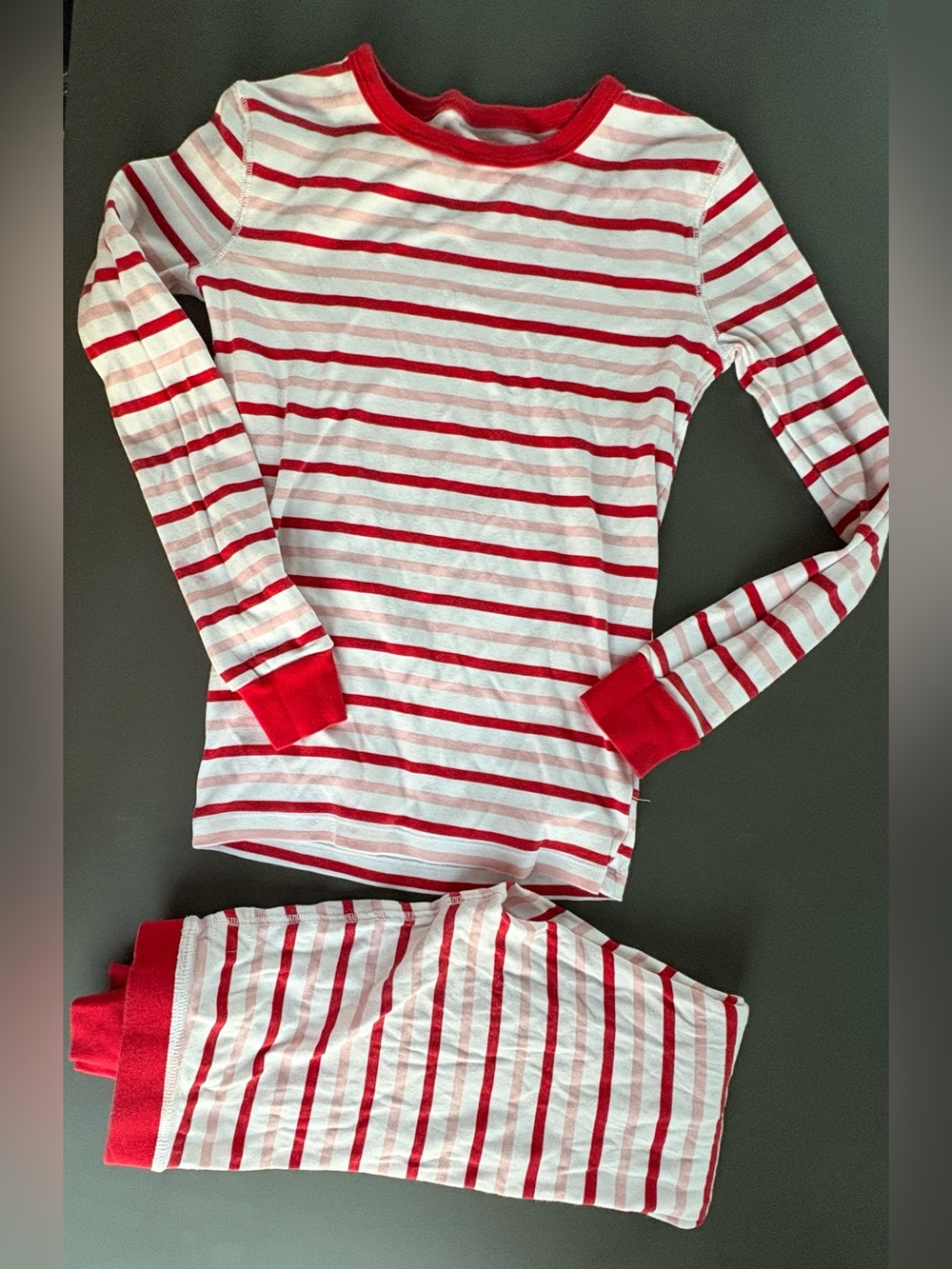 Crewcuts Red & White Striped Kids Pajama Set